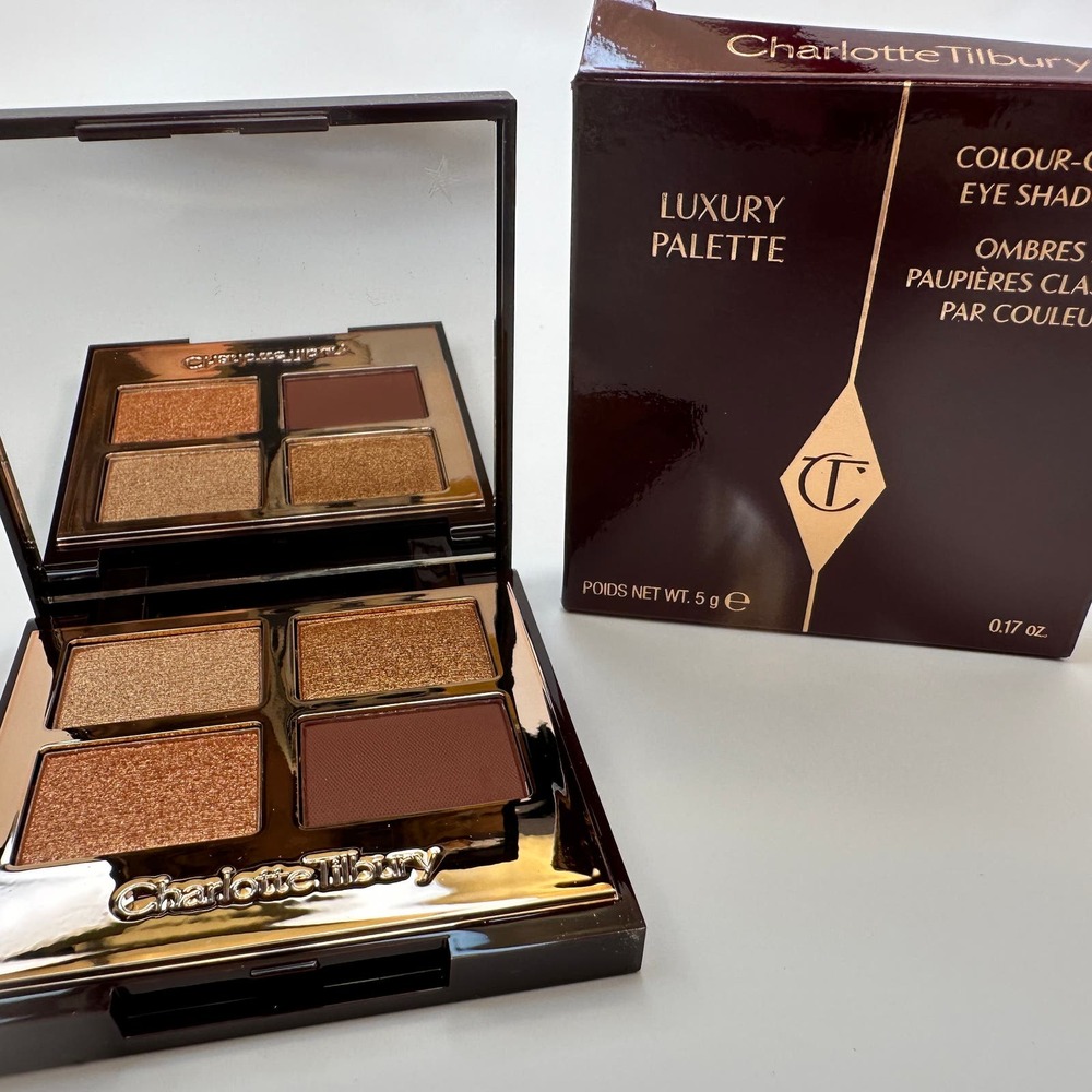 Charlotte Tilbury Luxury Palette Eye Shadows Eyeshadow Queen of the Glow NIB